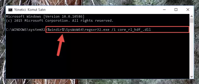Core_rl_hdf_.dll kütüphanesinin sorunlu kaydını Regedit'den kaldırma (64 Bit için)