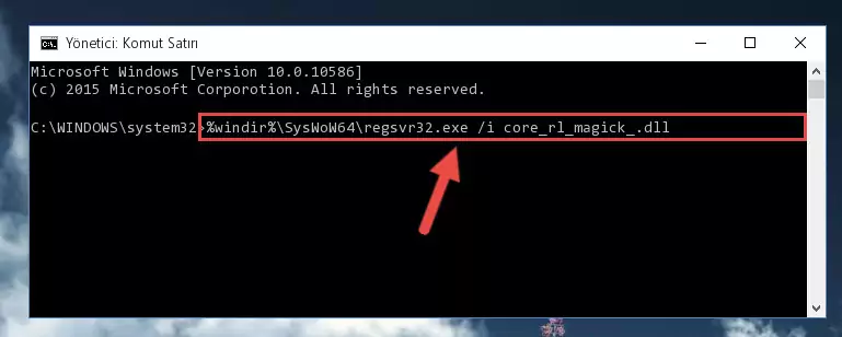 Core_rl_magick_.dll dosyasının Windows Kayıt Defteri üzerindeki sorunlu kaydını temizleme