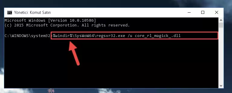 Core_rl_magick_.dll dosyası için yeni kayıt oluşturma