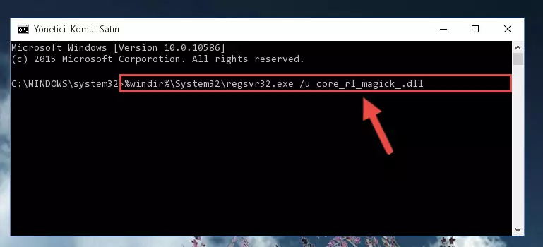 Core_rl_magick_.dll dosyasını dışarı çıkarma