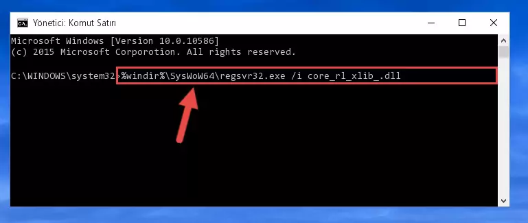 Core_rl_xlib_.dll kütüphanesinin hasarlı kaydını silme