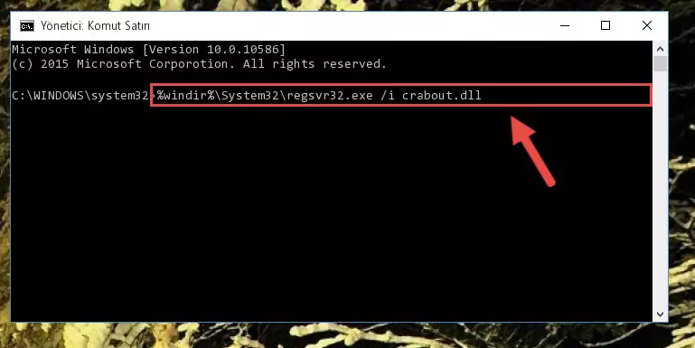 Crabout.dll kütüphanesinin Windows Kayıt Defterindeki sorunlu kaydını silme