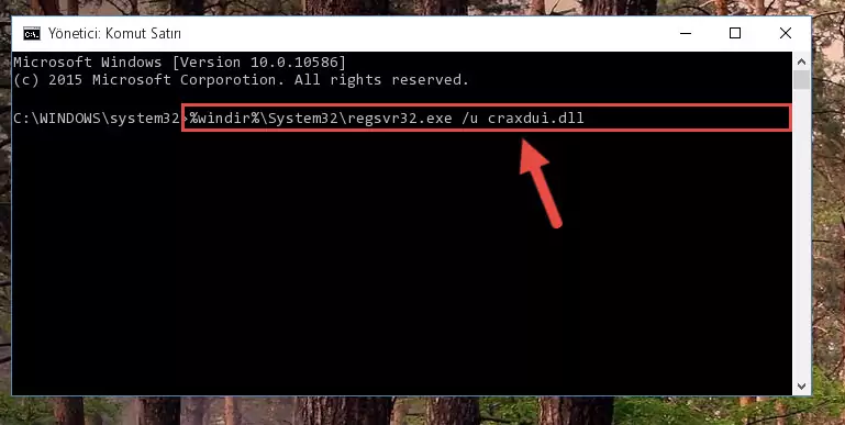 Craxdui.dll dosyası için Windows Kayıt Defterinde yeni kayıt oluşturma