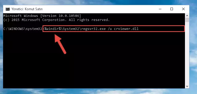 Crviewer.dll kütüphanesi için Regedit (Windows Kayıt Defteri) üzerinde temiz kayıt oluşturma