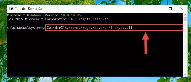 Crypt.dll dosyası için temiz kayıt oluşturma (64 Bit için)