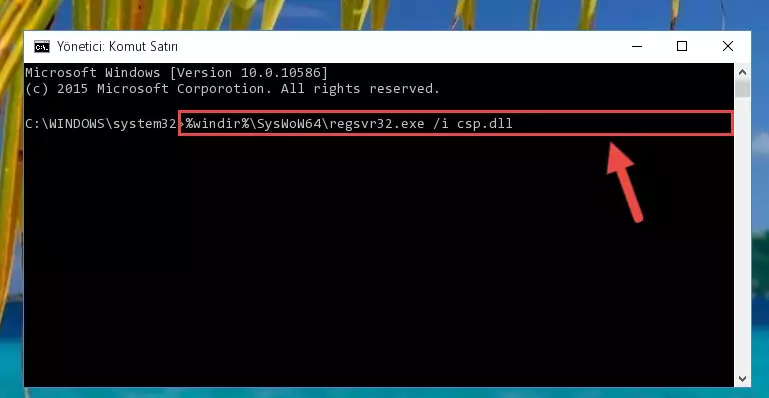 Csp.dll dosyasının bozuk kaydını Kayıt Defterinden kaldırma (64 Bit için)