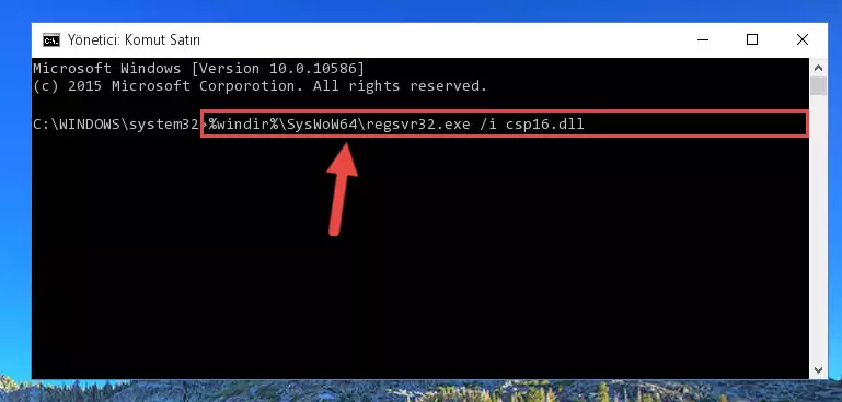 Csp16.dll dosyasının Windows Kayıt Defteri üzerindeki sorunlu kaydını temizleme