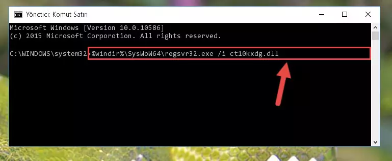Ct10kxdg.dll dosyasının Windows Kayıt Defteri üzerindeki sorunlu kaydını temizleme