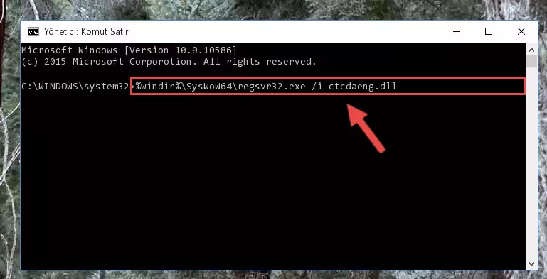 Ctcdaeng.dll dosyasının bozuk kaydını Windows Kayıt Defterinden kaldırma (64 Bit için)