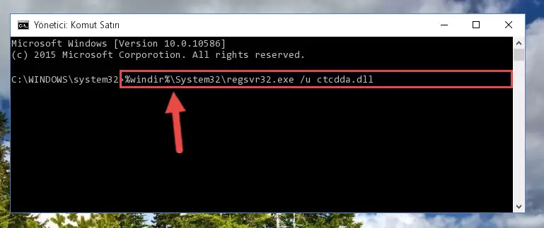 Ctcdda.dll dosyasını sisteme tekrar kaydetme
