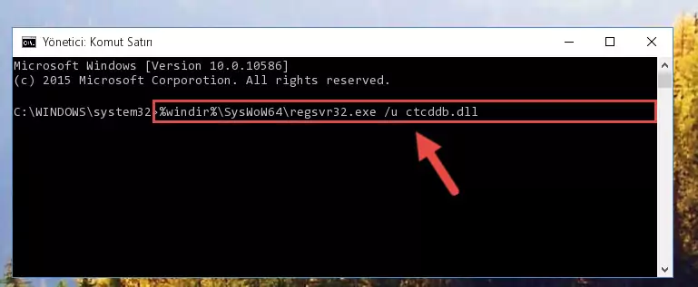Ctcddb.dll dosyası için Regedit (Windows Kayıt Defteri) üzerinde temiz kayıt oluşturma