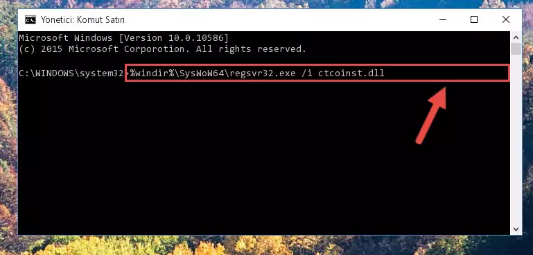 Ctcoinst.dll kütüphanesinin Windows Kayıt Defterindeki sorunlu kaydını silme