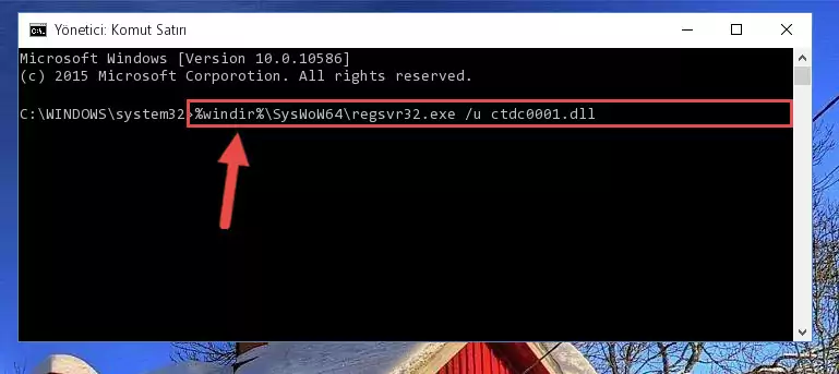 Ctdc0001.dll dosyası için Regedit (Windows Kayıt Defteri) üzerinde temiz kayıt oluşturma