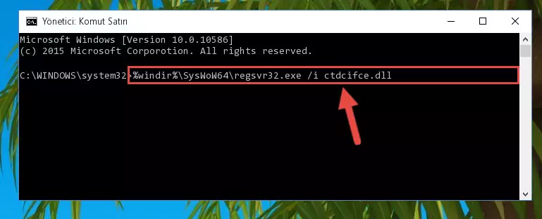 Ctdcifce.dll dosyasının bozuk kaydını Kayıt Defterinden kaldırma (64 Bit için)
