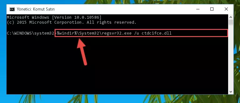 Ctdcifce.dll dosyası için Regedit (Windows Kayıt Defteri) üzerinde temiz kayıt oluşturma