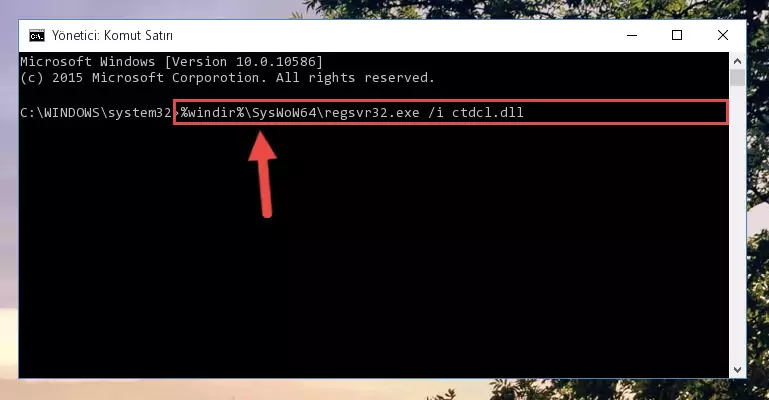 Ctdcl.dll kütüphanesinin Windows Kayıt Defterindeki sorunlu kaydını silme