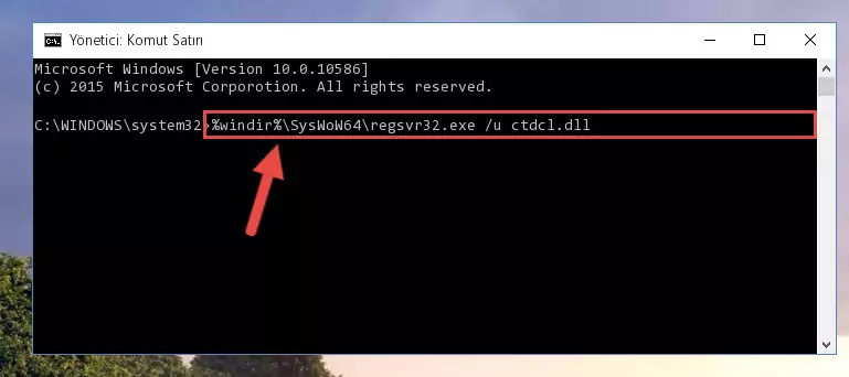 Ctdcl.dll kütüphanesi için Regedit (Windows Kayıt Defteri) üzerinde temiz kayıt oluşturma