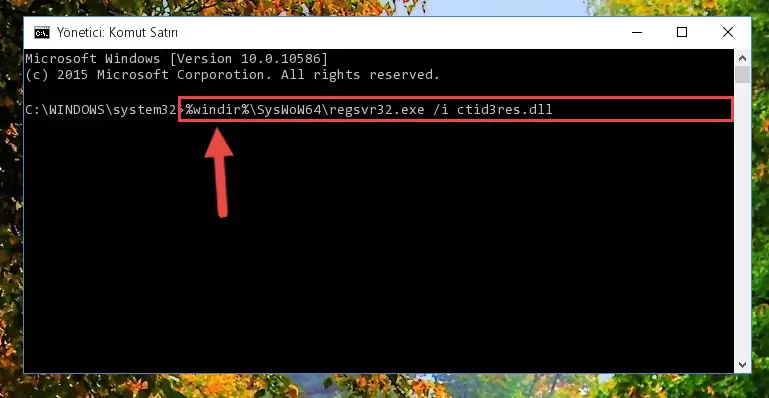 Ctid3res.dll kütüphanesinin Windows Kayıt Defterindeki sorunlu kaydını silme