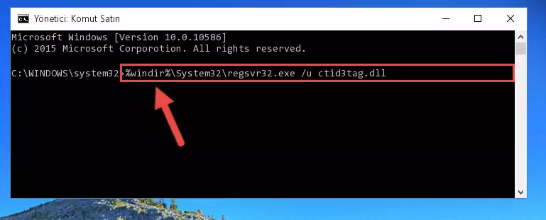 Ctid3tag.dll kütüphanesini .zip dosyası içinden çıkarma