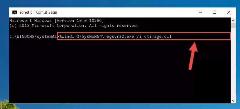 Ctimage.dll dosyasının bozuk kaydını Windows Kayıt Defterinden kaldırma (64 Bit için)
