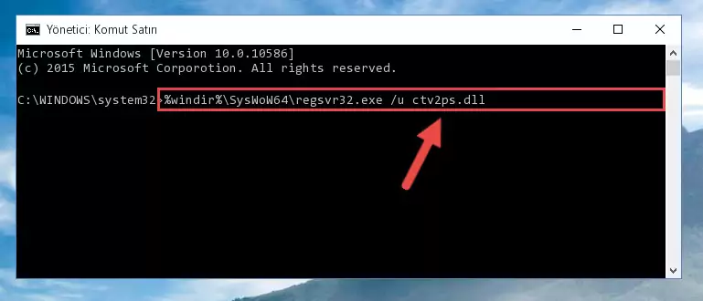 Ctv2ps.dll kütüphanesi için Regedit (Windows Kayıt Defteri) üzerinde temiz kayıt oluşturma