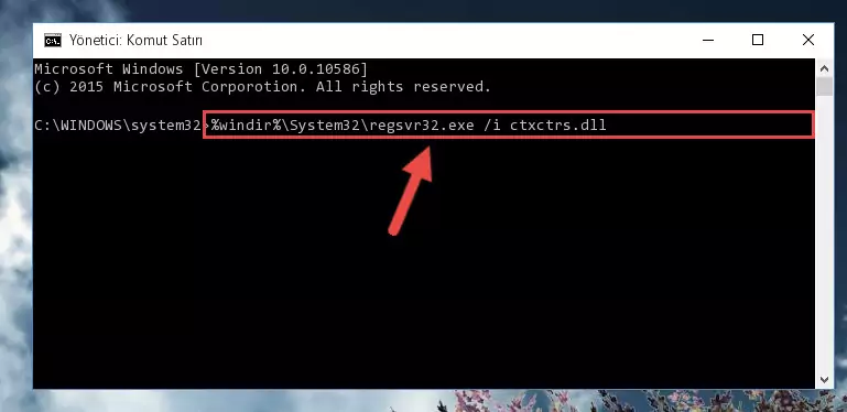 Ctxctrs.dll kütüphanesinin Windows Kayıt Defterindeki sorunlu kaydını silme