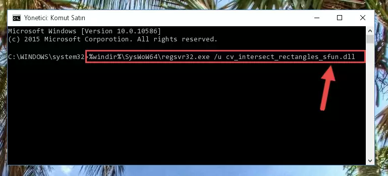Cv_intersect_rectangles_sfun.dll kütüphanesi için temiz kayıt oluşturma (64 Bit için)