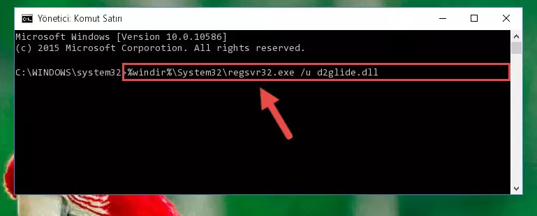 D2glide.dll dosyası için Regedit (Windows Kayıt Defteri) üzerinde temiz kayıt oluşturma
