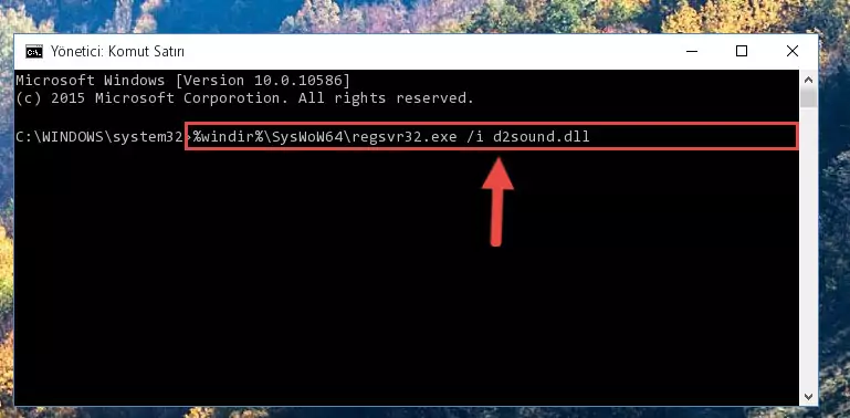 D2sound.dll dosyasının sorunlu kaydını Regedit'den kaldırma (64 Bit için)