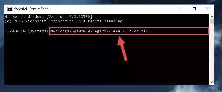 D3dg.dll dosyası için Regedit (Windows Kayıt Defteri) üzerinde temiz kayıt oluşturma