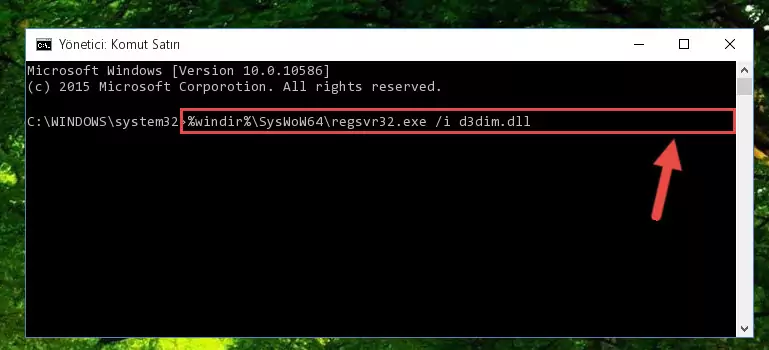 D3dim.dll kütüphanesinin hasarlı kaydını sistemden kaldırma (64 Bit için)
