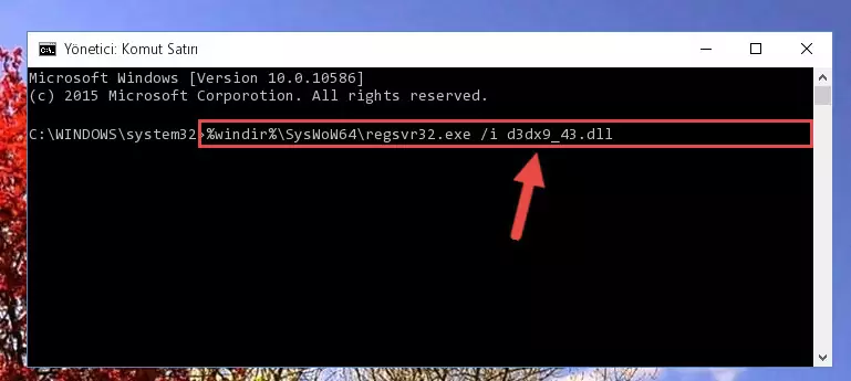 D3dx9_43.dll kütüphanesinin sorunlu kaydını Regedit'den kaldırma (64 Bit için)