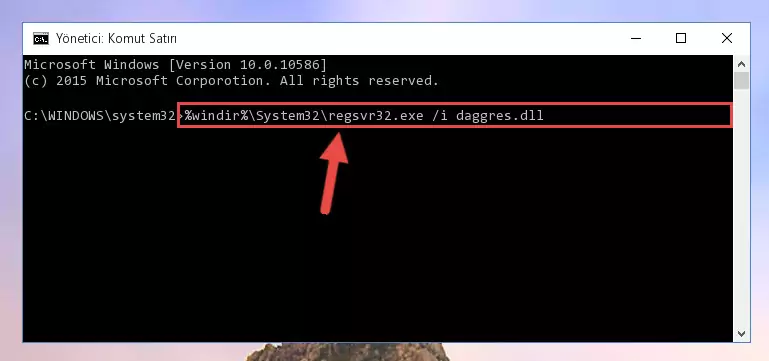 Daggres.dll kütüphanesinin Windows Kayıt Defteri üzerindeki sorunlu kaydını temizleme