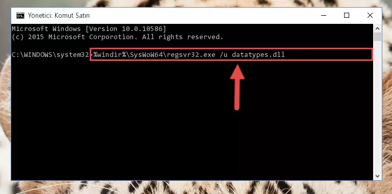 Datatypes.dll dosyası için temiz kayıt yaratma (64 Bit için)