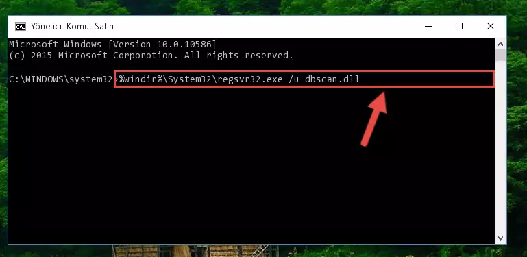 Dbscan.dll dosyası için Regedit (Windows Kayıt Defteri) üzerinde temiz kayıt oluşturma