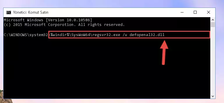 Defopenal32.dll dosyası için temiz ve doğru kayıt yaratma (64 Bit için)