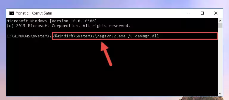 Devmgr.dll dosyası için Regedit (Windows Kayıt Defteri) üzerinde temiz kayıt oluşturma