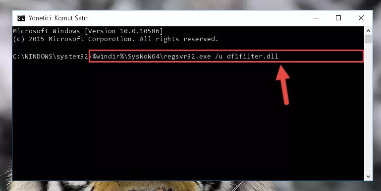 Df1filter.dll kütüphanesi için Regedit (Windows Kayıt Defteri) üzerinde temiz kayıt oluşturma
