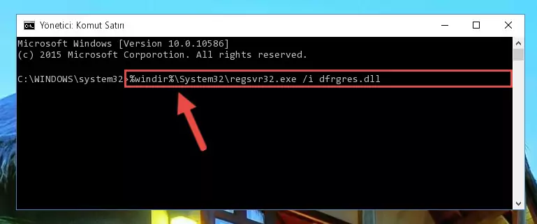 Dfrgres.dll kütüphanesinin Windows Kayıt Defterindeki sorunlu kaydını silme