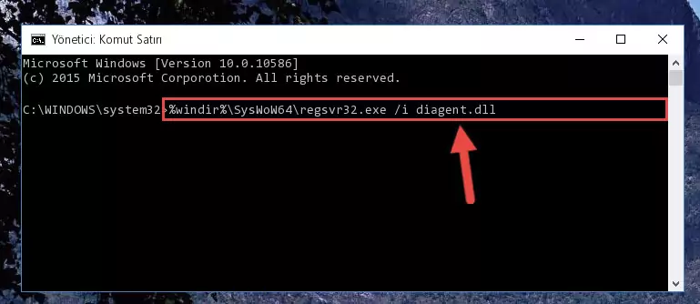 Diagent.dll kütüphanesinin Windows Kayıt Defterindeki sorunlu kaydını silme