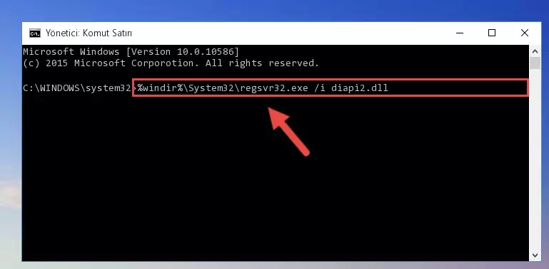 Diapi2.dll kütüphanesinin Windows Kayıt Defterindeki sorunlu kaydını silme
