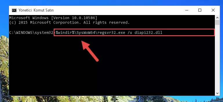 Diapi232.dll dosyası için Regedit (Windows Kayıt Defteri) üzerinde temiz kayıt oluşturma