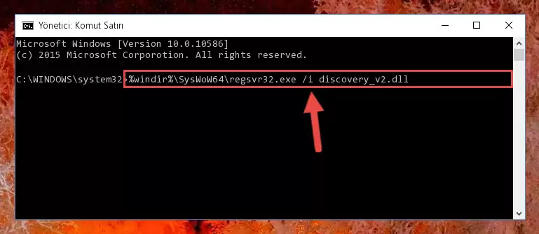 Discovery_v2.dll dosyasının hasarlı kaydını silme