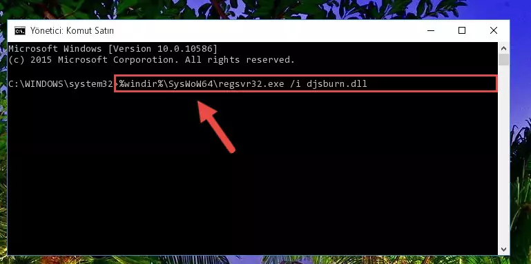 Djsburn.dll dosyasının sorunlu kaydını Regedit'den kaldırma (64 Bit için)