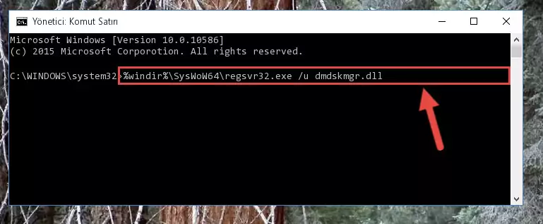 Dmdskmgr.dll kütüphanesi için Regedit (Windows Kayıt Defteri) üzerinde temiz kayıt oluşturma