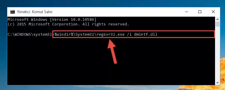 Dmintf.dll kütüphanesinin Windows Kayıt Defterindeki sorunlu kaydını silme