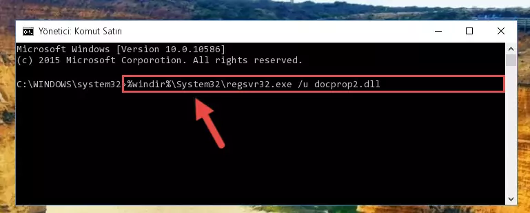 Docprop2.dll kütüphanesi için Regedit (Windows Kayıt Defteri) üzerinde temiz kayıt oluşturma