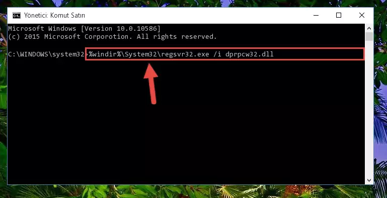 Dprpcw32.dll dosyasının Windows Kayıt Defteri üzerindeki sorunlu kaydını temizleme