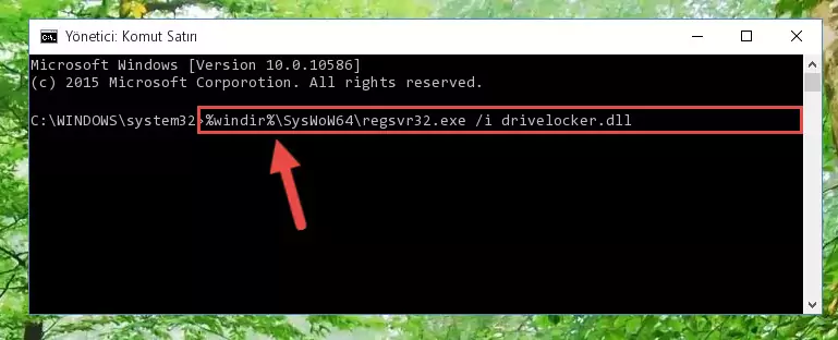 Drivelocker.dll dosyasının bozuk kaydını Windows Kayıt Defterinden kaldırma (64 Bit için)