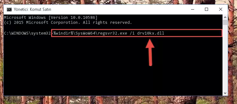 Drv10kx.dll kütüphanesinin bozuk kaydını Windows Kayıt Defterinden kaldırma (64 Bit için)